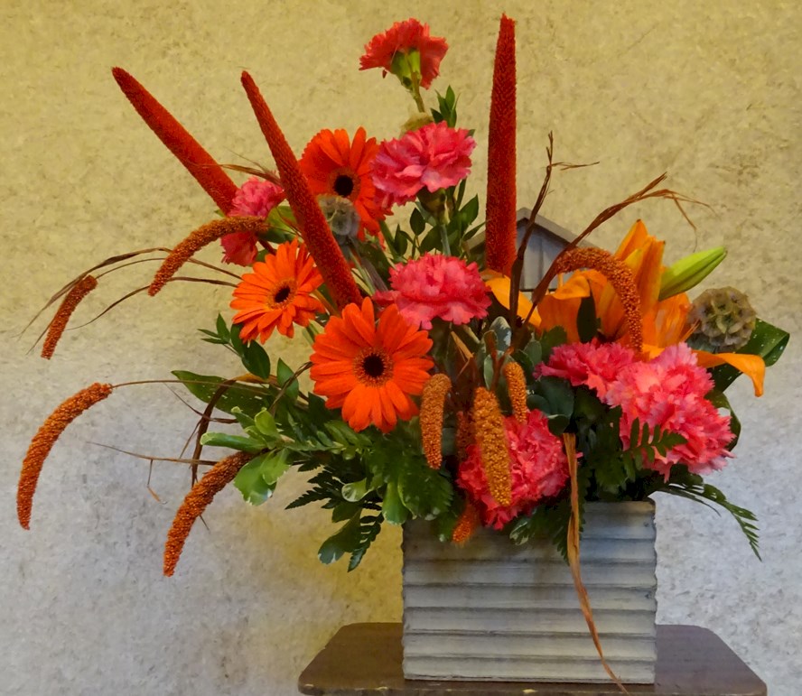 Flowers from Dan & Cindy Hauk, Amy & TJ Pyle, and Dana & Michael Luedeman