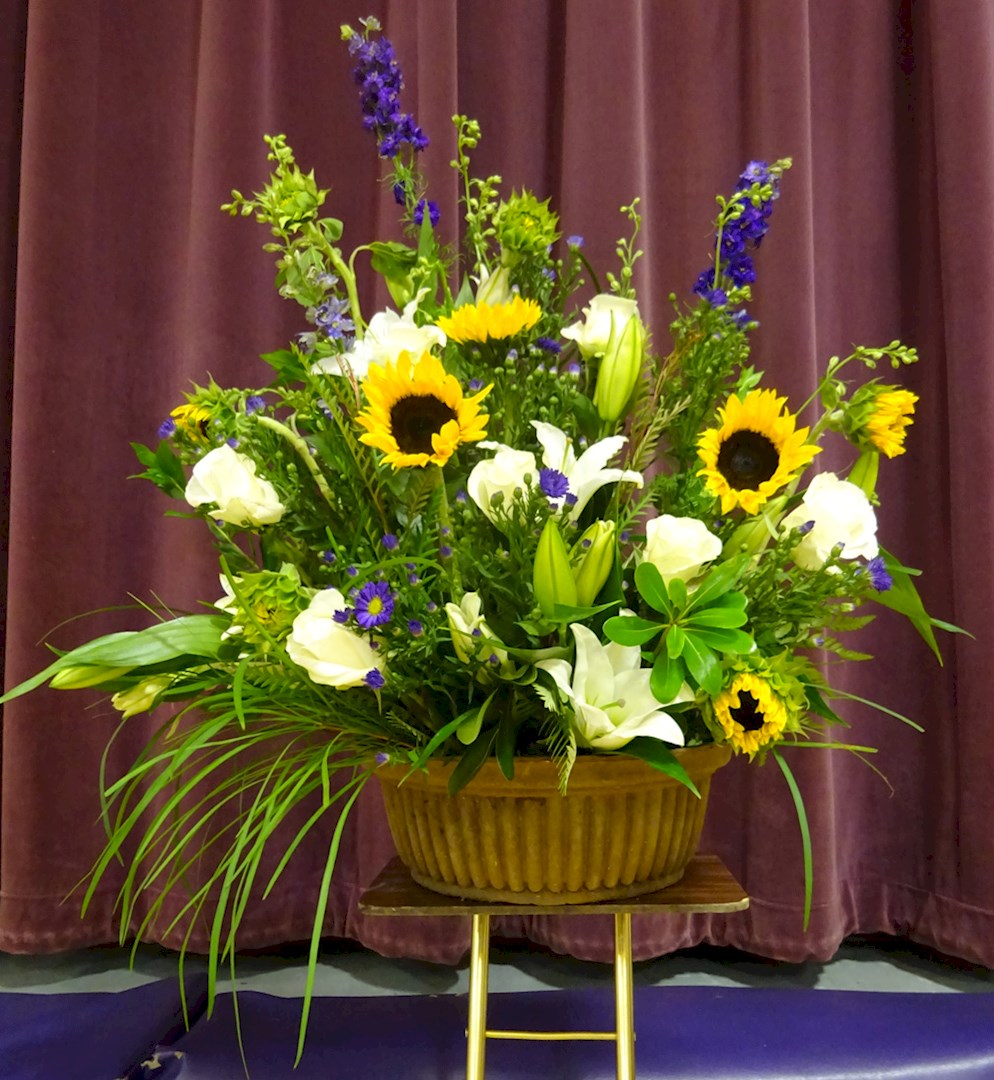 Flowers from Ron, Deb, Andy, and Carly