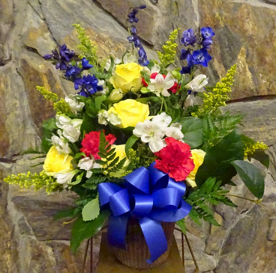 Flowers from Don, Jerry and Marie and all the Steakhouse Employees