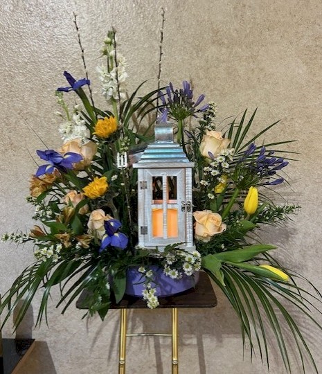 Flowers from Rick and Patt and Sarah Hustead and the Wall Drug Team