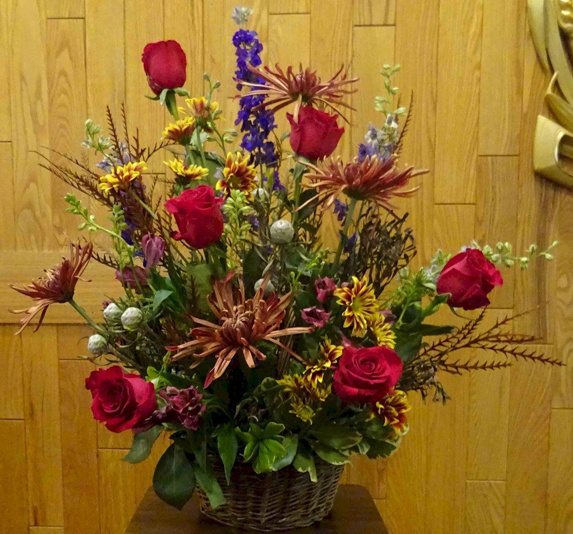 Flowers from Mary & Bruce Moore; John & Pat Debhart; Rita Harming; Alice & Wayne Bramstedt; Grace & Marv Tosteland; Monica, Chase, Doug & Annette Stein; Rose & Al Smit 