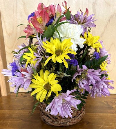 Flowers from Clover Evans and the girls