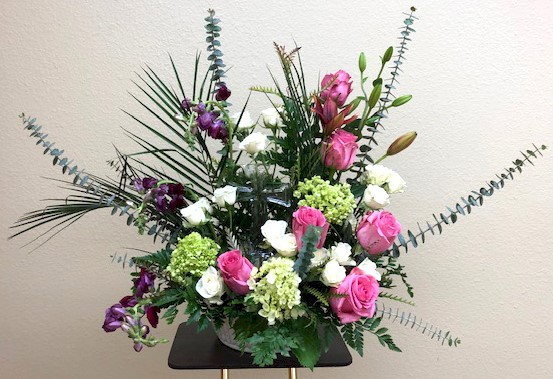 Flowers from Marcia, Anita, and Jim