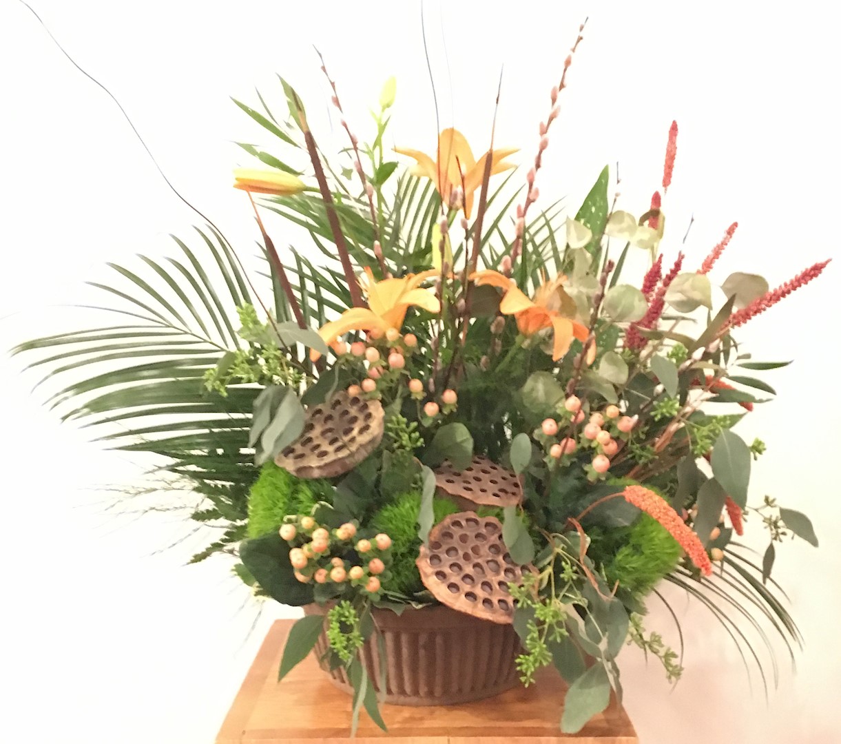 Flowers from Orvil and Kathy Davis and Janice Davis