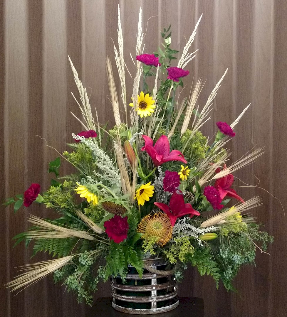 Flowers from Gerad, Megan, Jake, Chastity, Ben, Becky, Andrew, Britta, and Ross