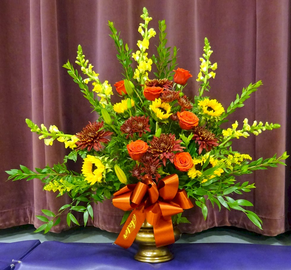 Flowers from Rod, Bob & Rena, Leon & Carol, and Kenneth & Bobi