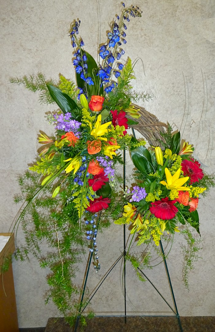 Flowers from Richie, Kathy, and Mike Kittok