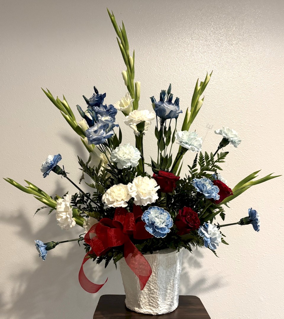 Flowers from Rocky, Denise, Rachel, and Ashley