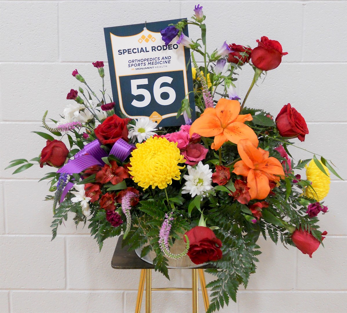 Flowers from Your friends at the Monument Health Foundation