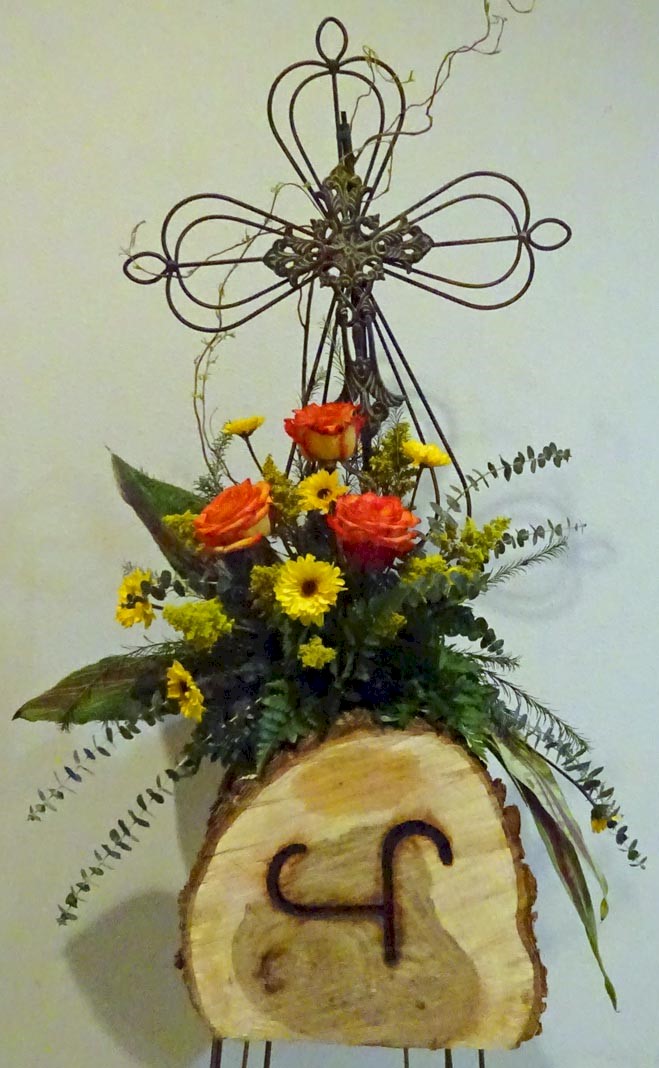 Flowers from Phil and Johnita Stapleton, Debbie Eisenbraun, and Scott and Laci Varilek