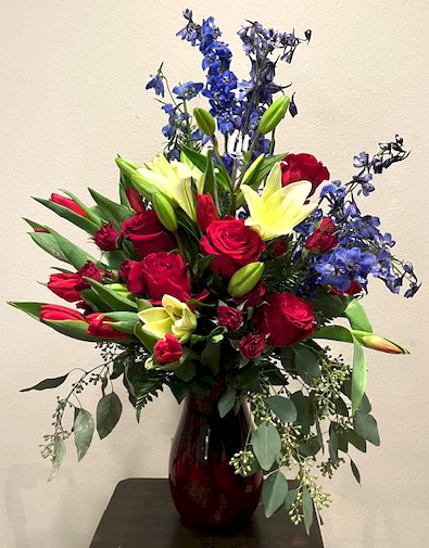Flowers from Judy Kropp; Sterling Kropp and Family; and April Music and Family