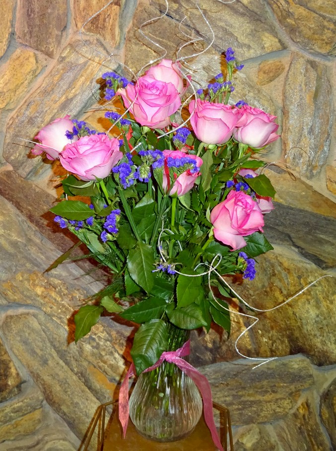 Flowers from Rick, Patt, Marjorie, Sarah, and all the Wall Drug Gang