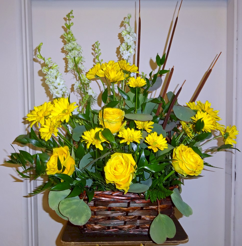 Flowers from Buster and Nancy and the Peterson Family