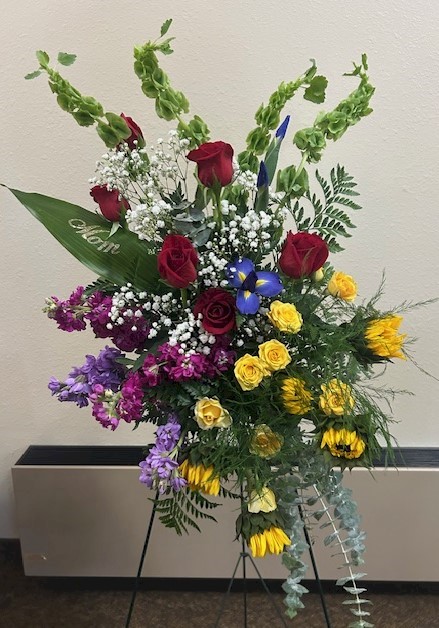 Flowers from "Mom"