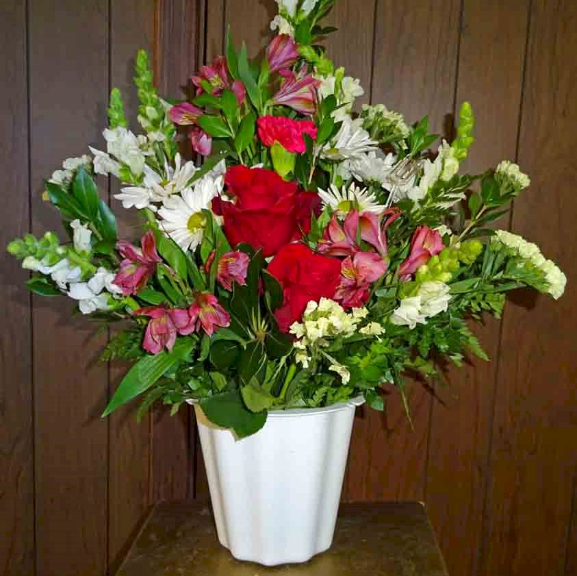 Flowers from Marjie & Fredy Peters, Bruce & Virginia Conlee, and Carolyn & Bruce Coonrod
