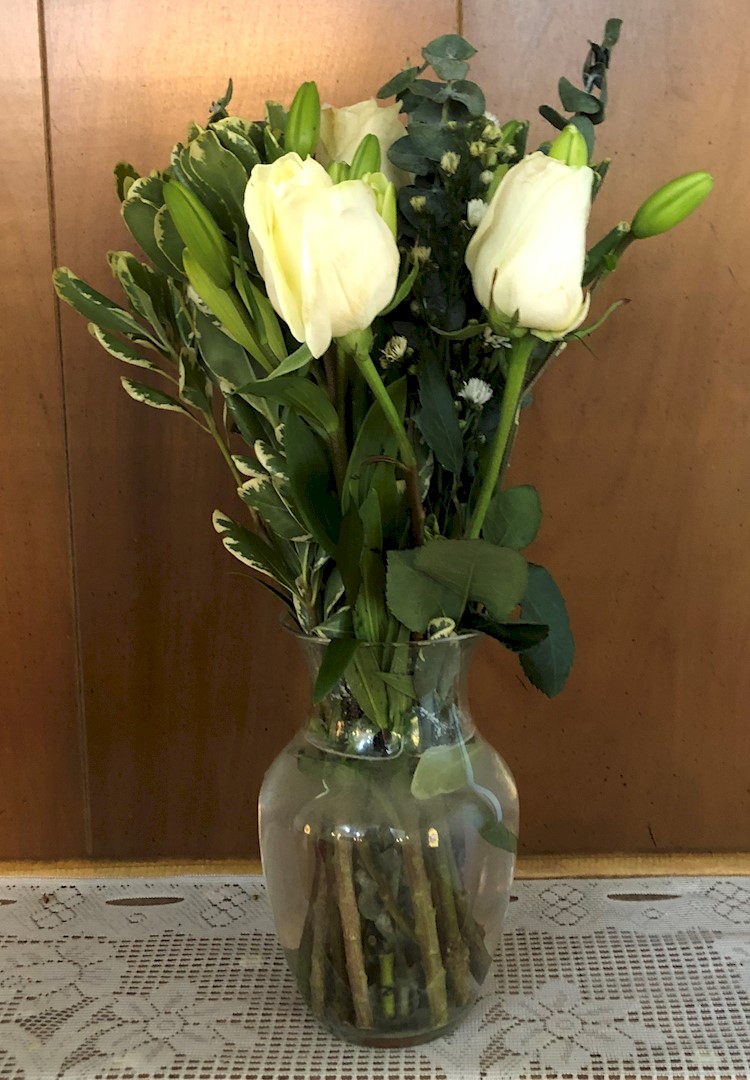 Flowers from Penny, Lewis, Kirsten, Alec, Heather, Amber, Zack, Brian, and Inez - Penny Cloke