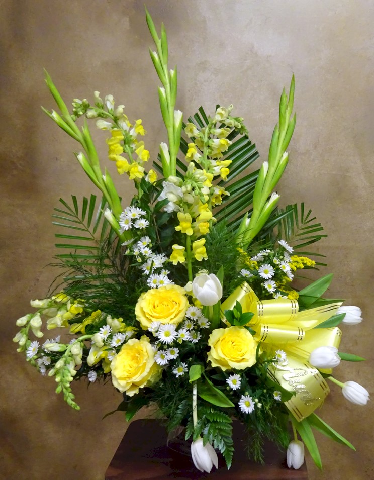 Flowers from "Aunt" - Janice, Barbara, Debra, Vicki, and Patricia