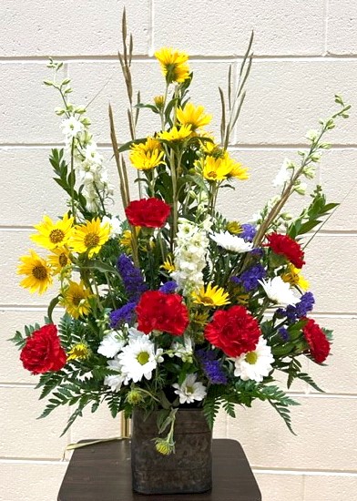 Flowers from Boyd and Kara, Wade, Andi, and Families