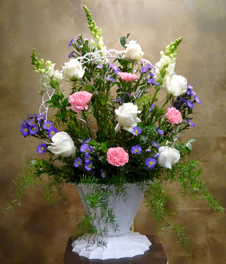 Flowers from The Johnstone's, The Joyce's, and the Howell's