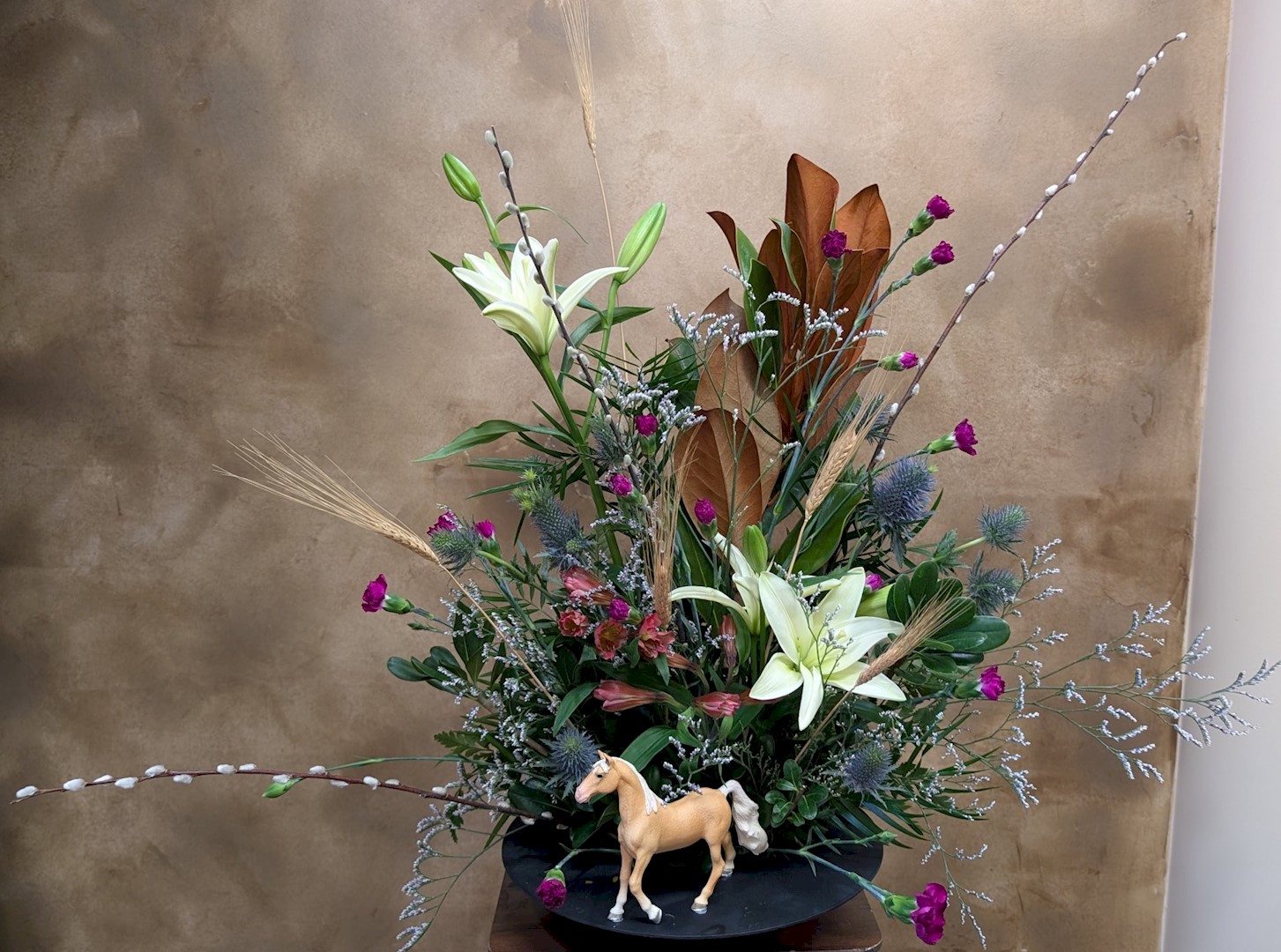 Flowers from Heath and Jessica Bortner; Todd and Sheryl Thieszen; Dirk and Sandra Grey; and Joe and Julie Gillespie