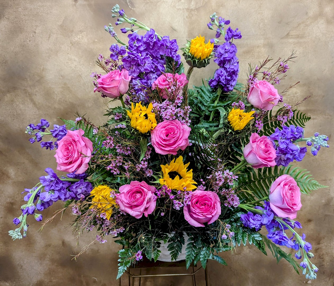 Flowers from Lyndy's and Nancy's