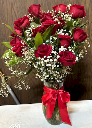 Flowers from Bob's Barbershop Crew
