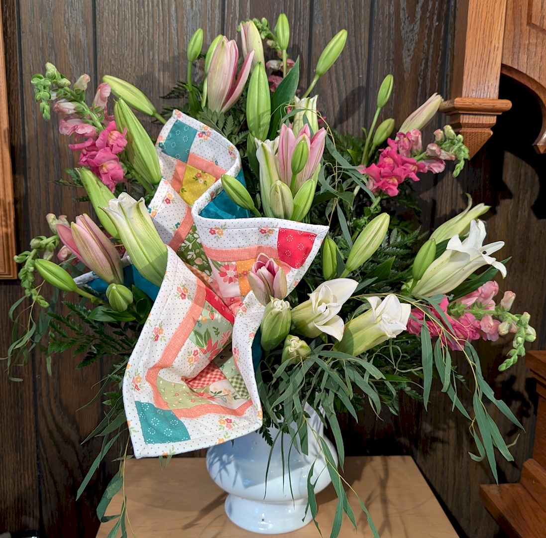 Flowers from Maxine and Shorty Jones