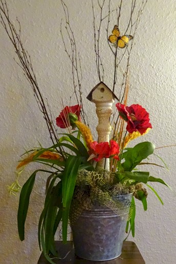Flowers from Chris, Mahryah, Andrew, Eli and Lucy