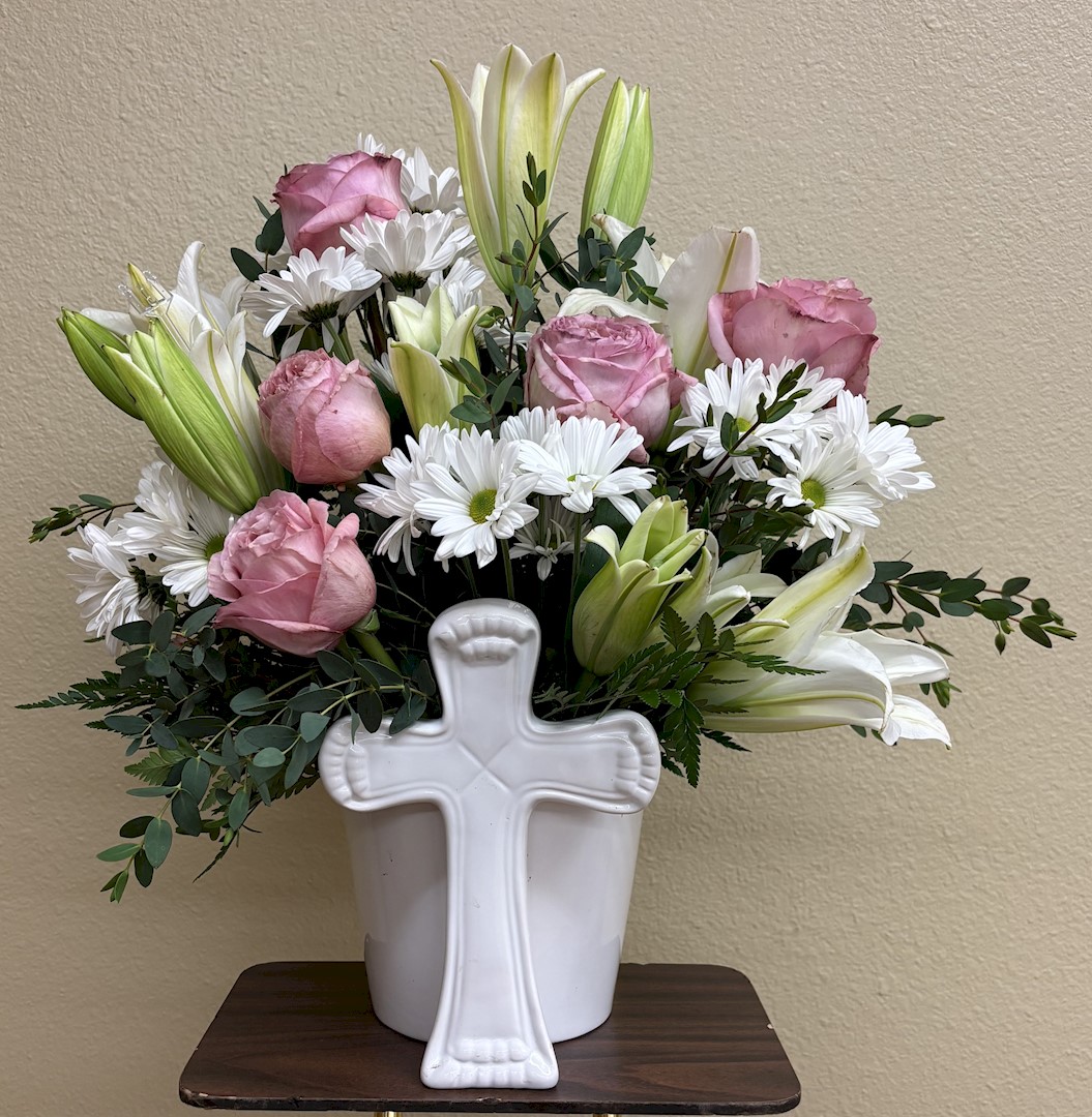 Flowers from Grandma Stacy and Papa Scott