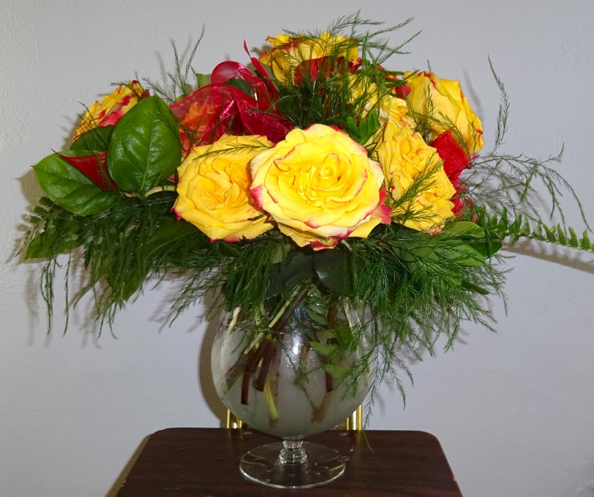 Flowers from Allen & Kim Crites, Bill, and cousin Dave