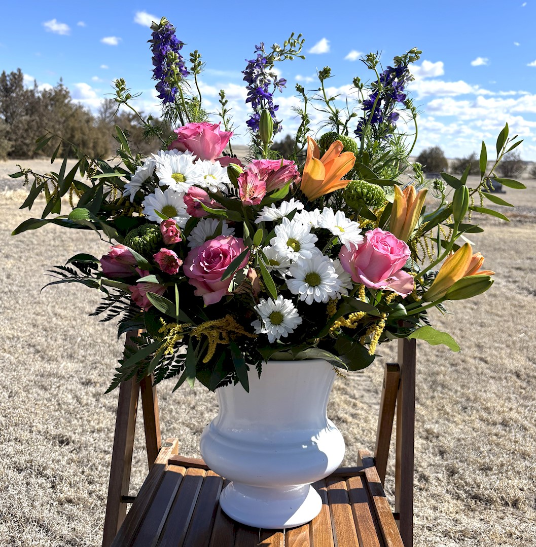 Flowers from Monument Health Spearfish Hospital, Market Executive, Management, and Staff