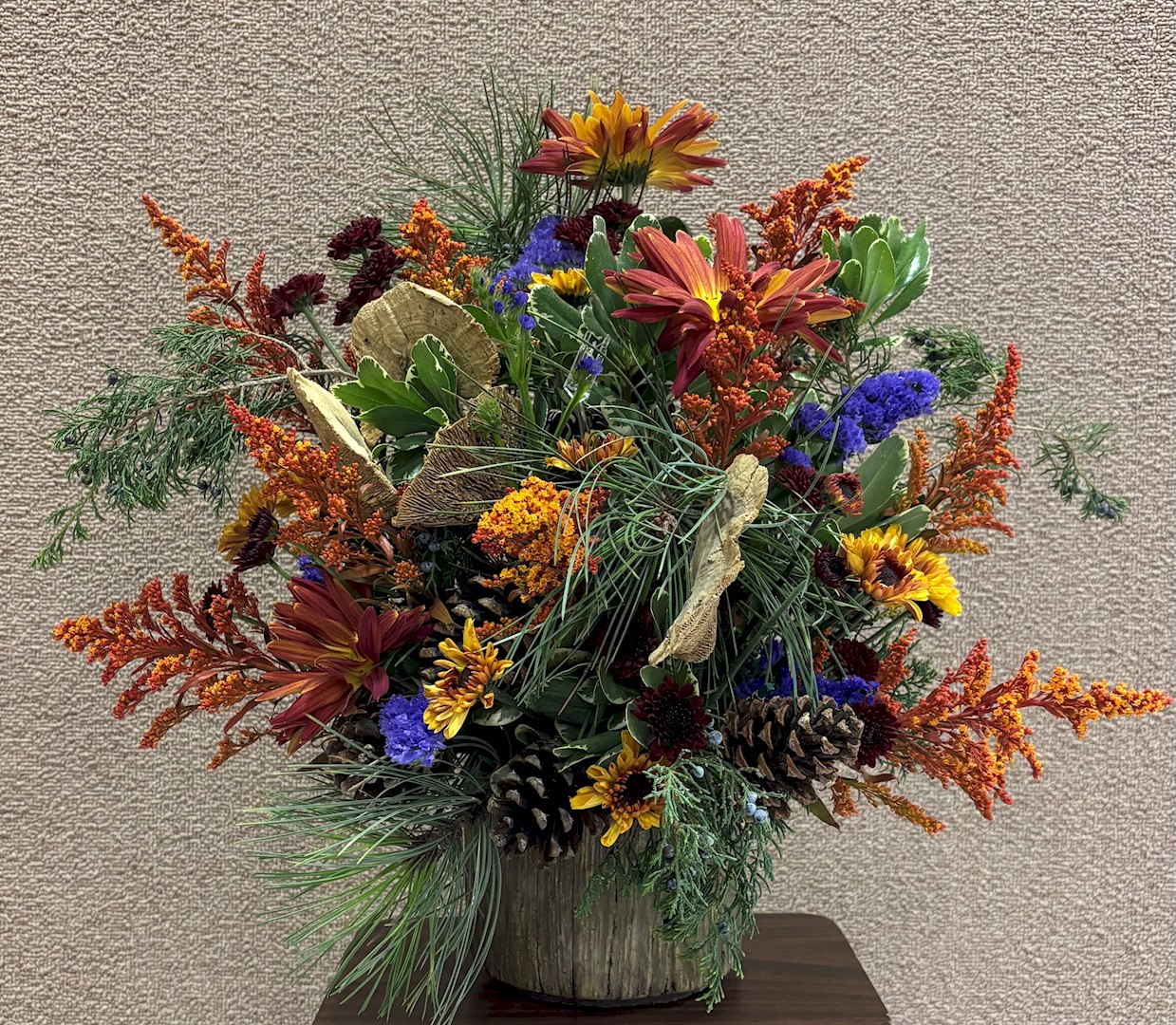 Flowers from Mick and Betty, Jason and Sherri, and Mike and Stacy Babcock