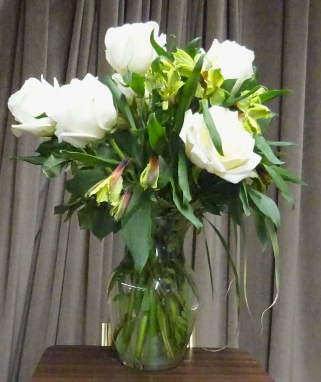 Flowers from Coen and Trudie Klopper