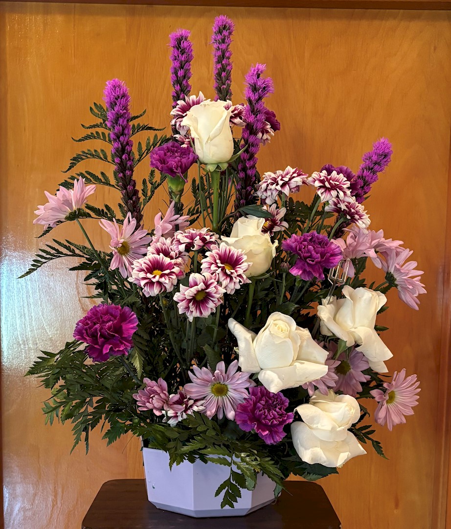 Flowers from Grandpa and Grandma Sprague