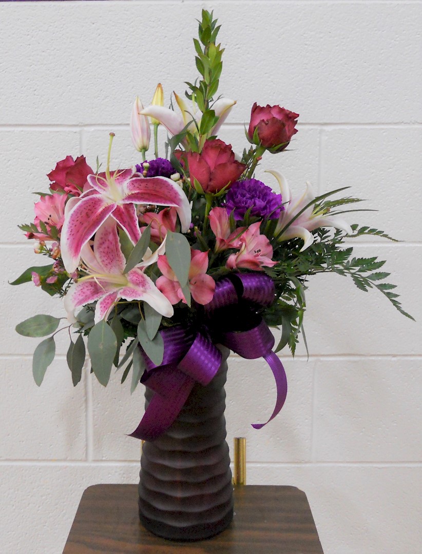 Flowers from Mossbrucker Rodeos: Marge, Wally, Karen, and Kelly