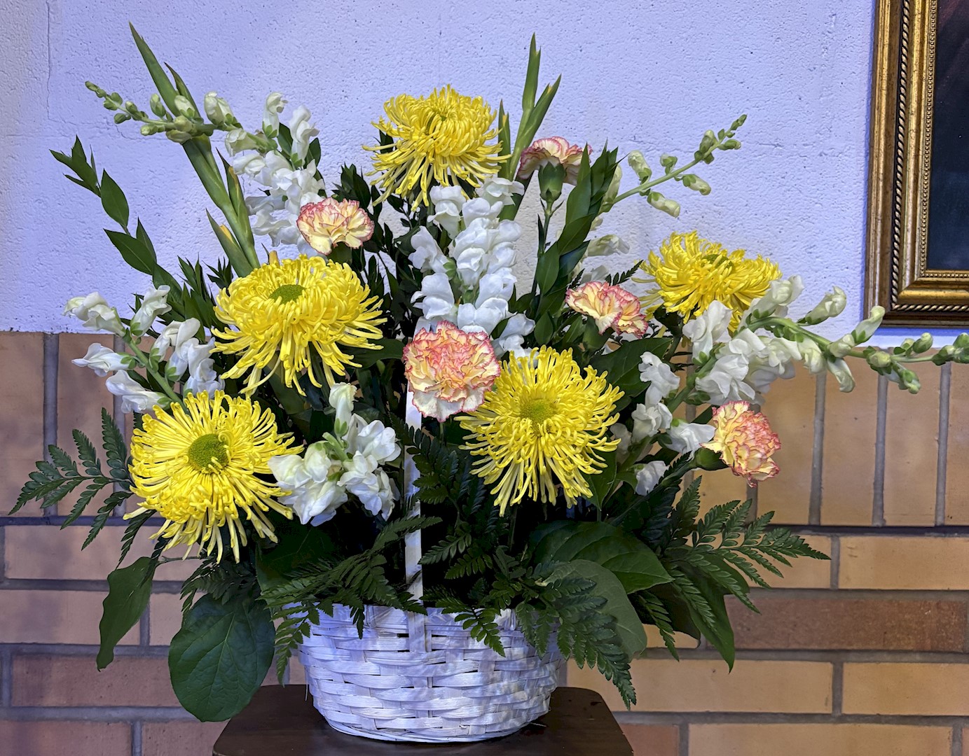 Flowers from Pat and Ken Jorgensen; Erik and Sheena Jorgensen; and Mike and Andrea Iaquinto