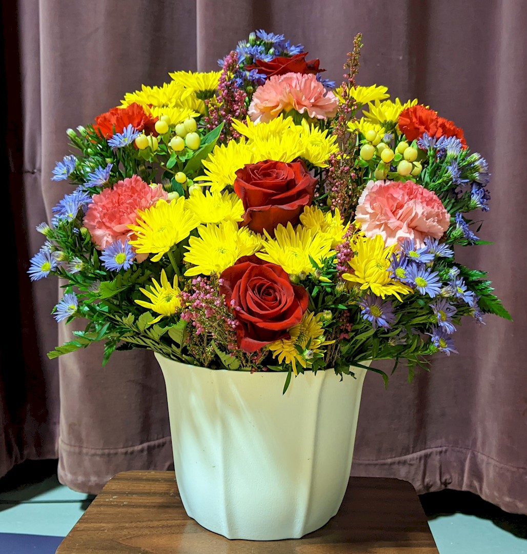 Flowers from Jerry and Stevie; Jessie, Chris, and Family; and Ty