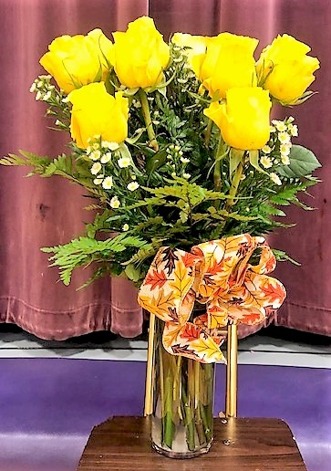 Flowers from Heather, Robert, Shane, Trista, and Kempton