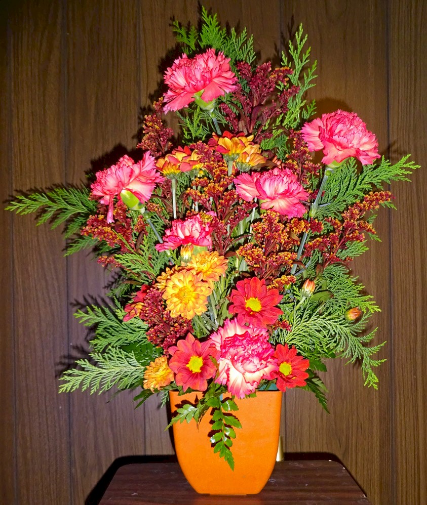 Flowers from Father Bob
