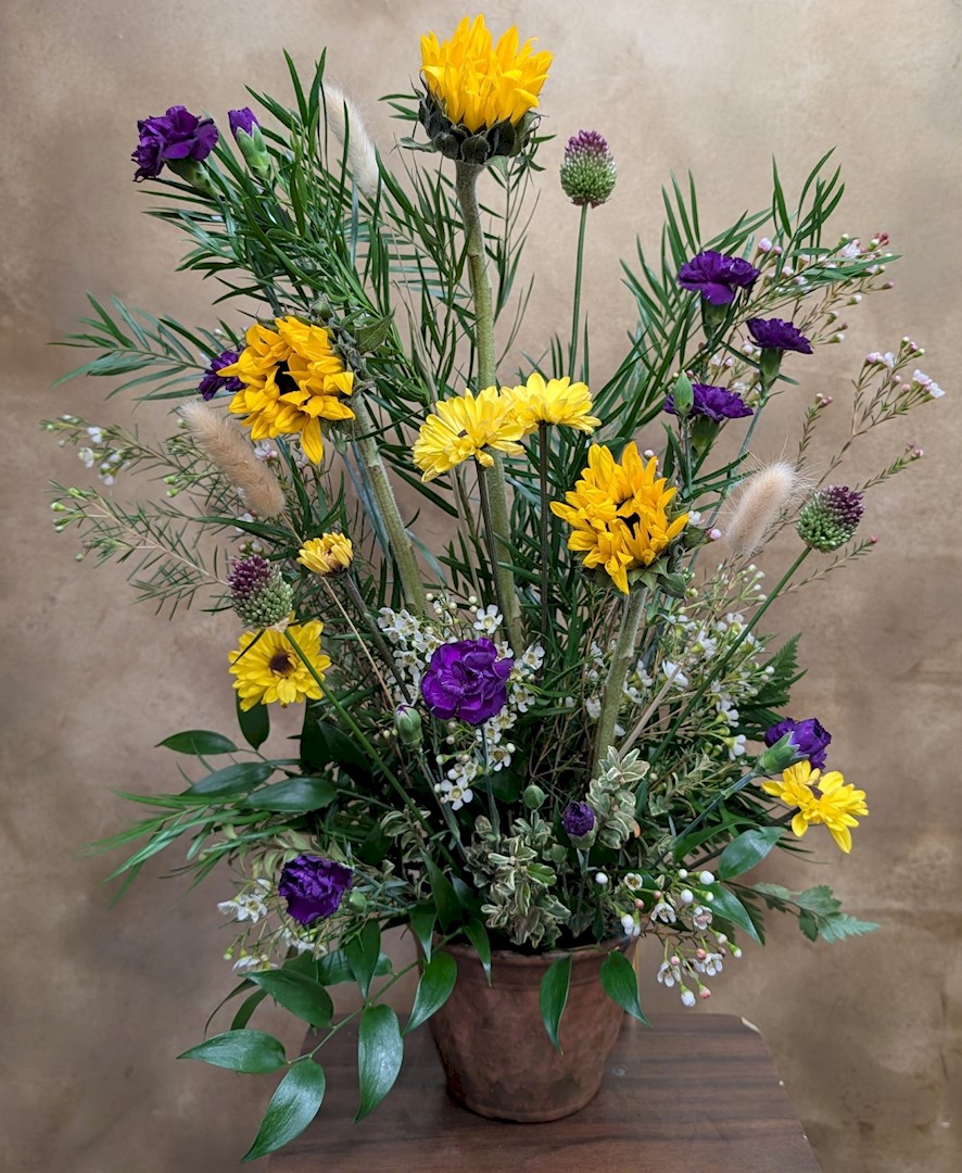 Flowers from Uncle Delbert and Aunt Wilma