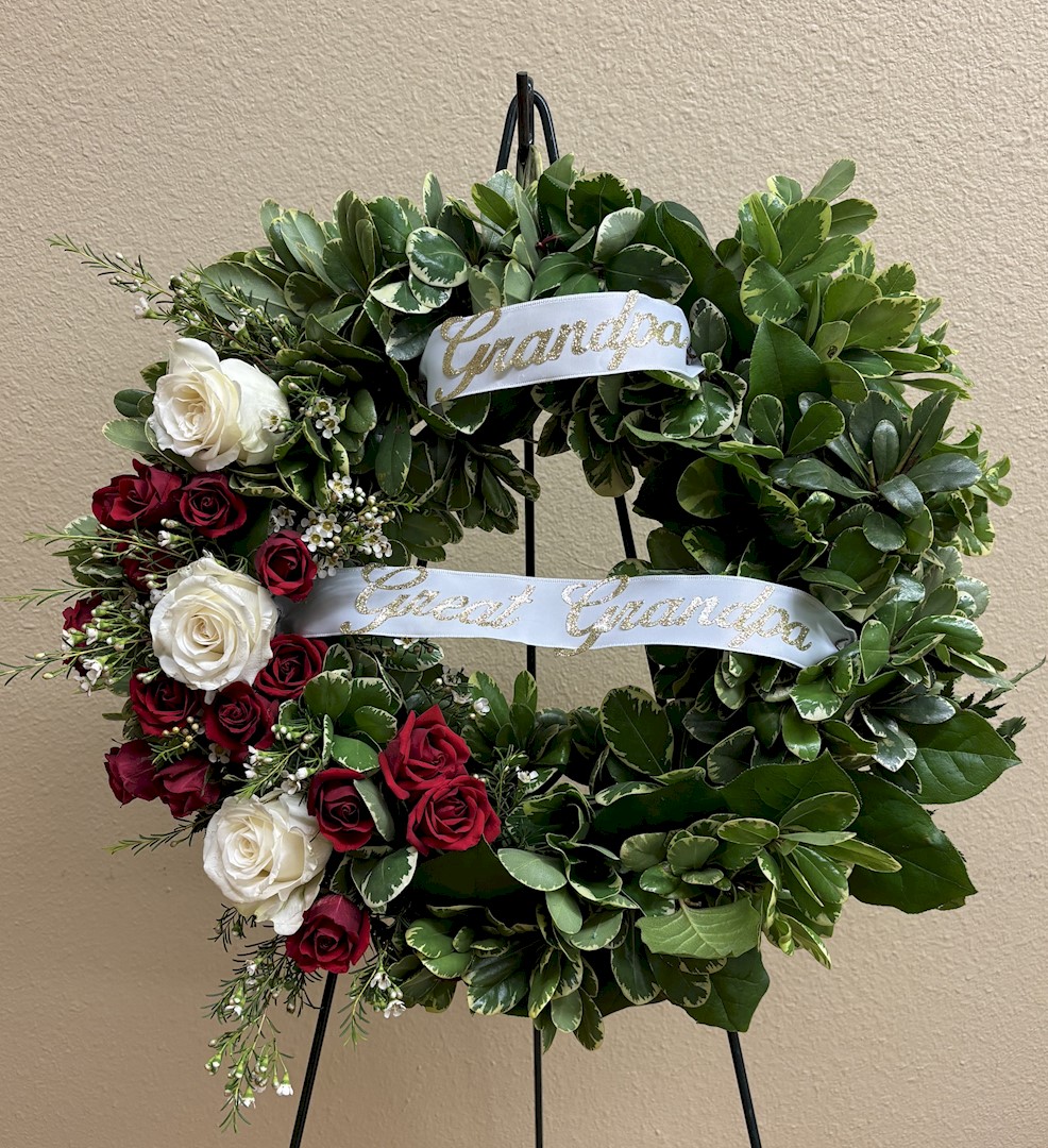 Flowers from "Grandpa"  "Great-Grandpa"
Naco and Family