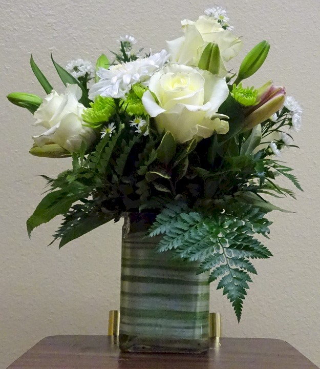 Flowers from Louise and Theresa Vaughn