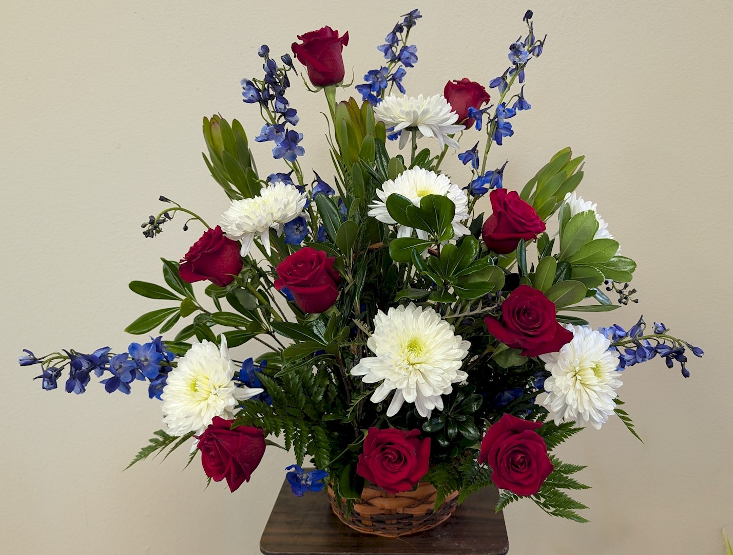 Flowers from Scott and Arla Patterson; Nicholas, Marylynn, and Family; Preston, Bailey, and Family; Skyler, Whitney, and Family; Lane, Janie, and Family; and Kyle, Stephanie, and Family