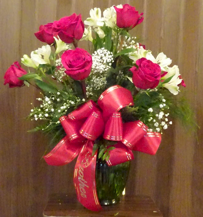 Flowers from Family - "Brother" - Tom and Nita, Jerry and Elaine, and PeeWee and Peggy