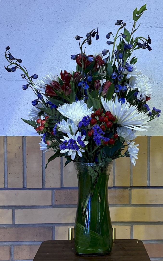 Flowers from Jeff and Linda and Preston and Rebecca
