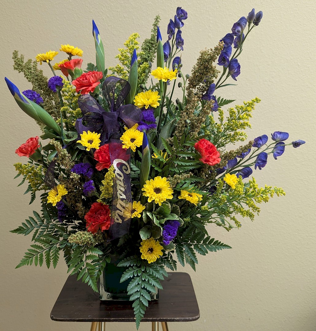 Flowers from "Cousins" - Lisa, Christi, Balinda, and Brian
